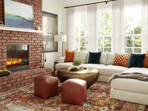 Living Room · Eclectic designed by Anny