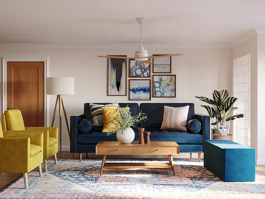 Living Room · Bohemian designed by Matina