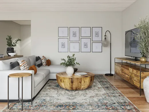 Living Room · Contemporary designed by Christina
