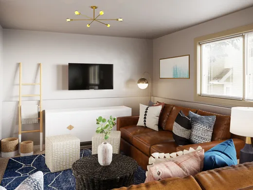 Living Room · Eclectic designed by Nicole