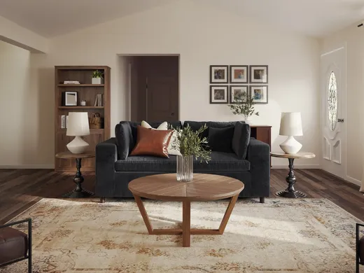 Living Room · Farmhouse designed by Mariel