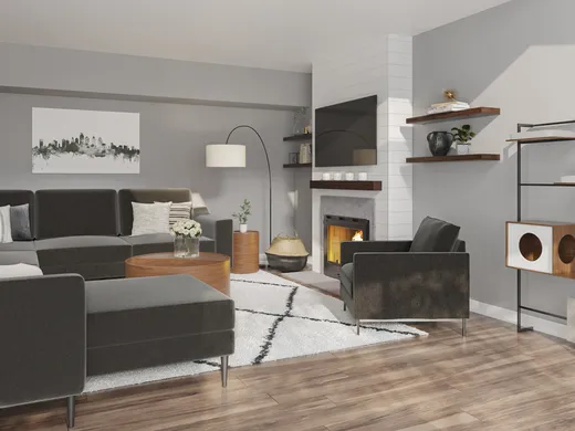 Living Room · Modern designed by Abby