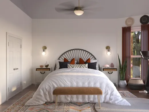 Bedroom designed by Katy