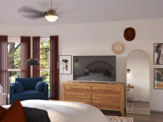 Bedroom designed by Katy
