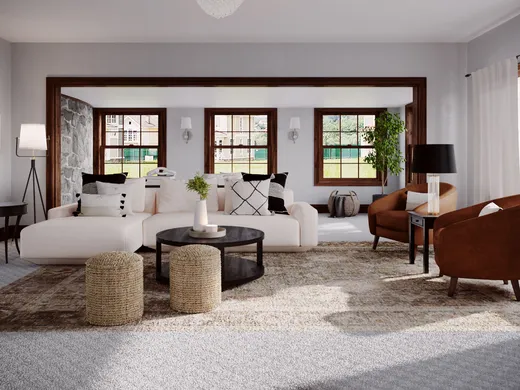 Living Room · Contemporary designed by Lisa