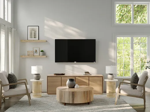 Living Room · Farmhouse designed by Melissa