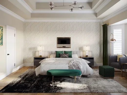 Bedroom · Contemporary designed by Randi