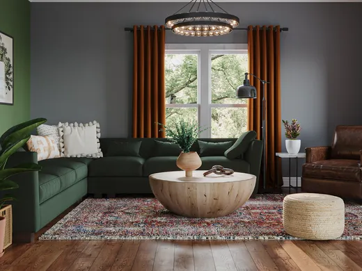 Living Room · Eclectic designed by Priscila
