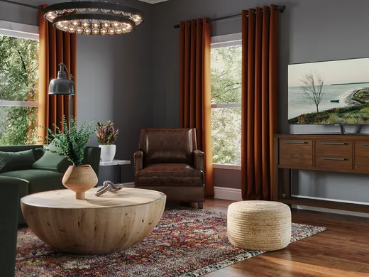 Living Room · Eclectic designed by Priscila