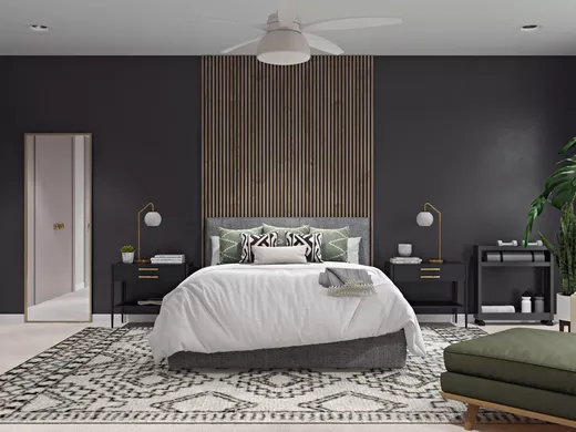 Bedroom · Midcentury Modern designed by Marlene