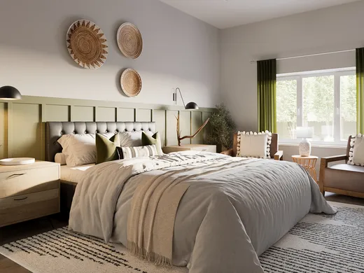 Bedroom designed by Annie
