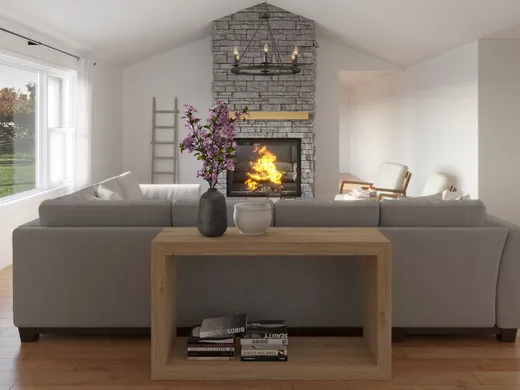 Living Room · Farmhouse designed by Elizabeth