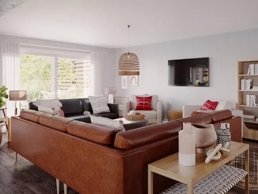 Living Room · Contemporary designed by Hayley