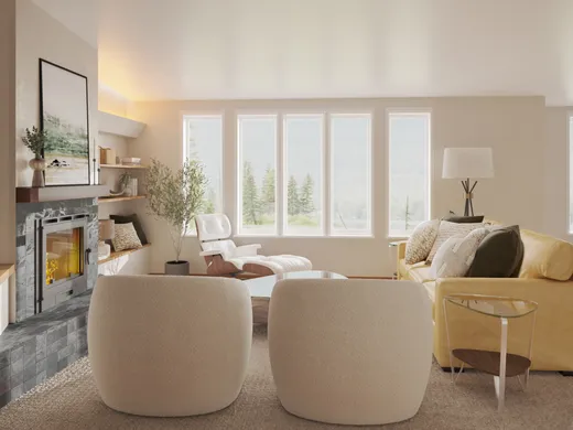 Living Room · Farmhouse designed by Karie