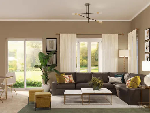 Living Room · Contemporary designed by Camila