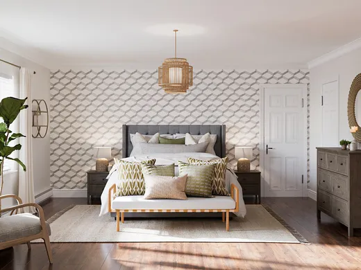 Bedroom · Transitional designed by Liliana