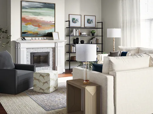 Living Room · Contemporary designed by Holly