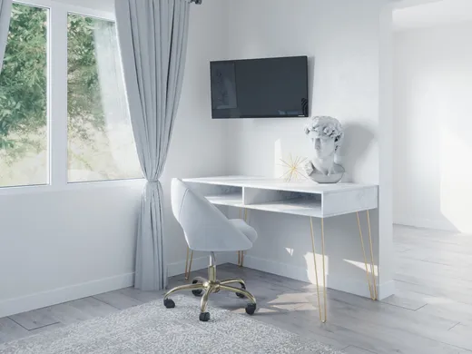 Bedroom · Glam designed by Estefania