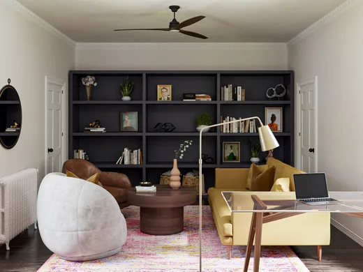 Reading Room · Eclectic designed by Amy