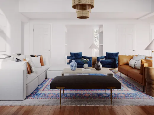 Living Room · Contemporary designed by Rachel