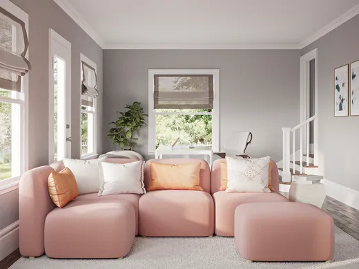 Living Room · Eclectic designed by Amanda