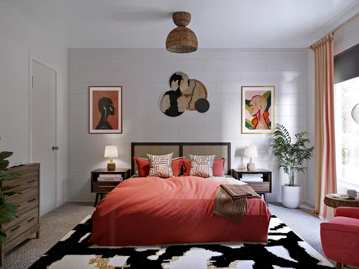 Bedroom · Eclectic designed by Freddi