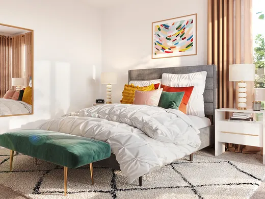 Bedroom designed by Taylor