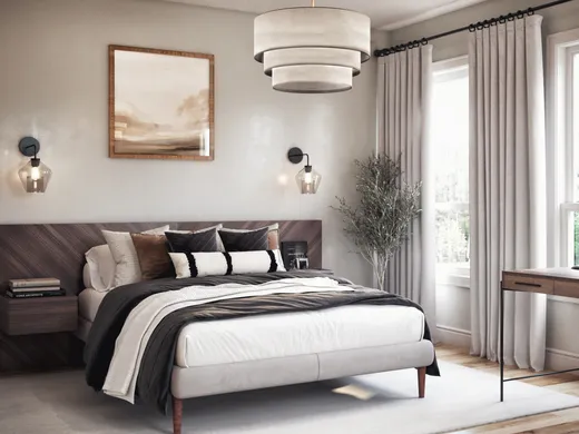Bedroom · Midcentury Modern designed by Lauren
