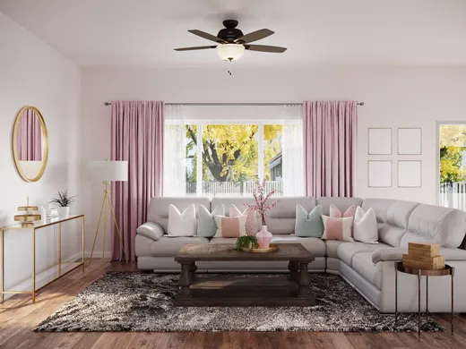 Living Room · Glam designed by Elizabeth