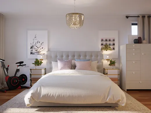 Bedroom · Glam designed by Kendall