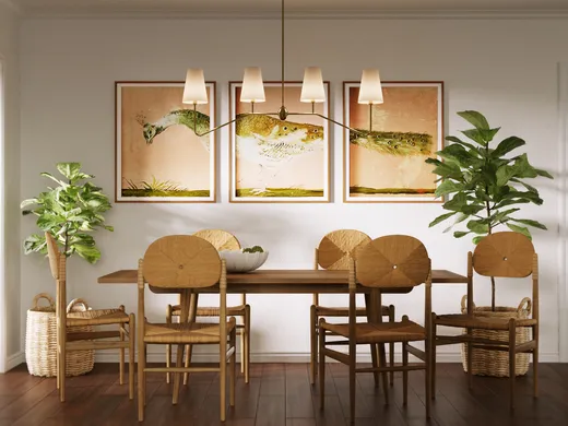 Dining Room · Eclectic designed by Halley