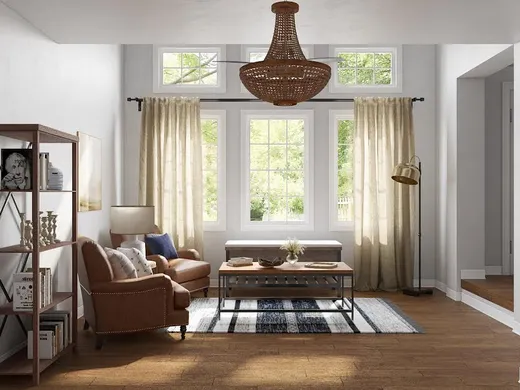 Reading Room · Rustic designed by Lindsay