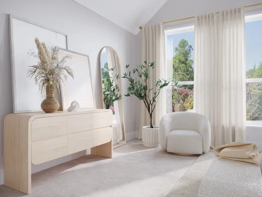 Bedroom designed by Christina