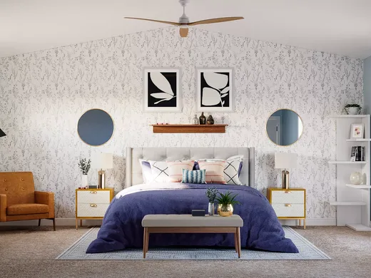 Bedroom · Glam designed by Lucia