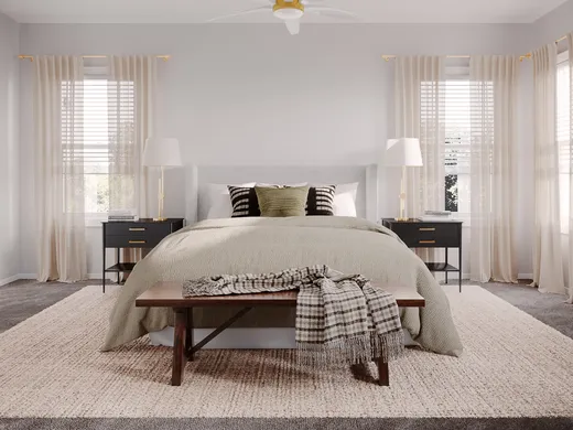 Bedroom designed by Christina