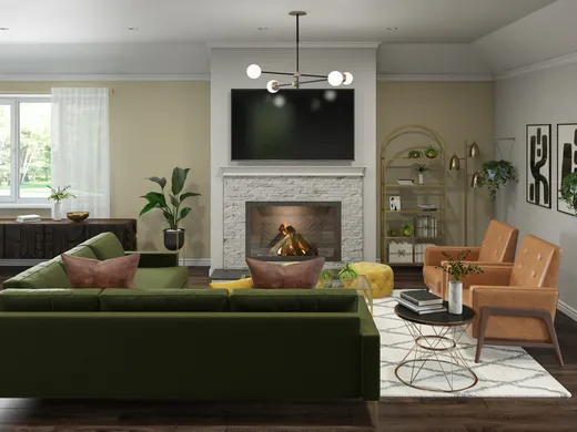 Living Room · Contemporary designed by Francisco