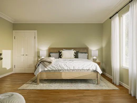 Bedroom · Midcentury Modern designed by Ana