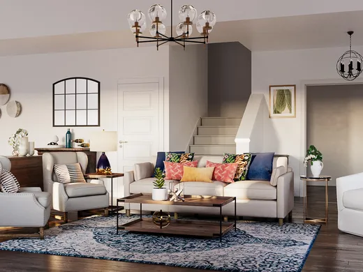 Living Room · Coastal designed by Emily