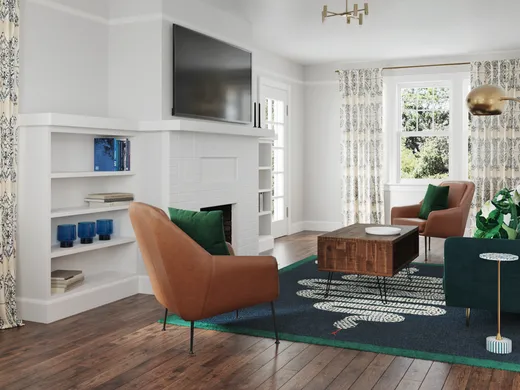 Living Room · Eclectic designed by Samantha