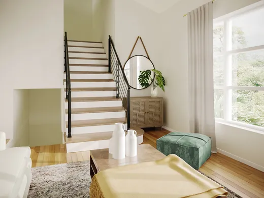 Living Room · Eclectic designed by Haley