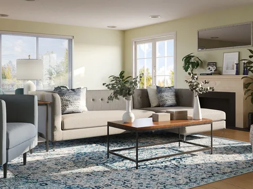 Living Room · Farmhouse designed by Jimena