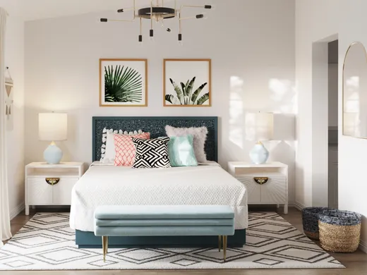 Bedroom · Eclectic designed by Leah