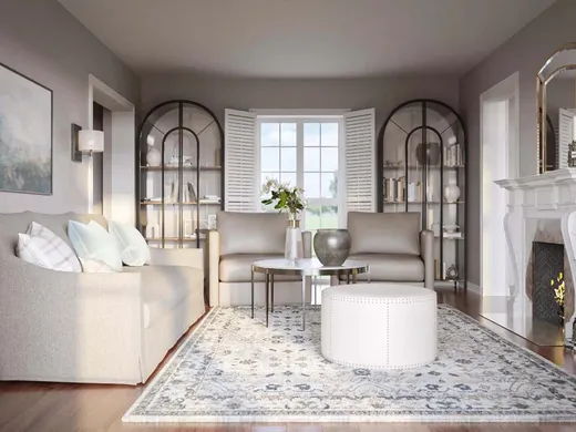 Living Room · Coastal designed by Mariel