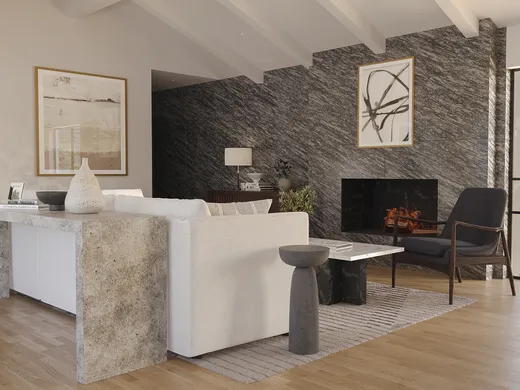 Living Room · Contemporary designed by Karie