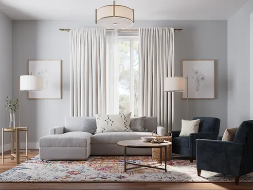 Living Room · Coastal designed by Belen