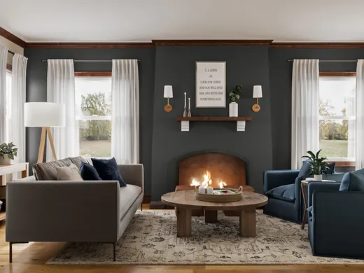 Living Room · Contemporary designed by Patricia