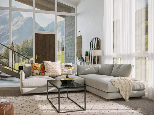 Living Room · Modern designed by Krishnendhu