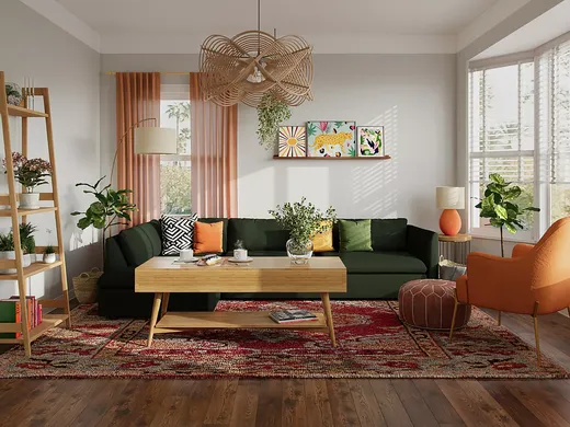 Living Room · Bohemian designed by Liliana