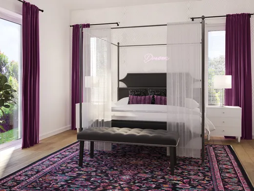 Bedroom designed by Rachel