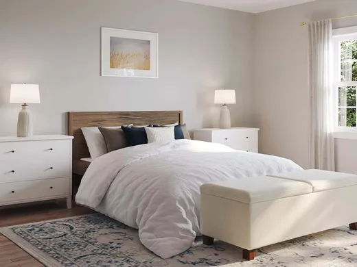 Bedroom · Farmhouse designed by Mariel